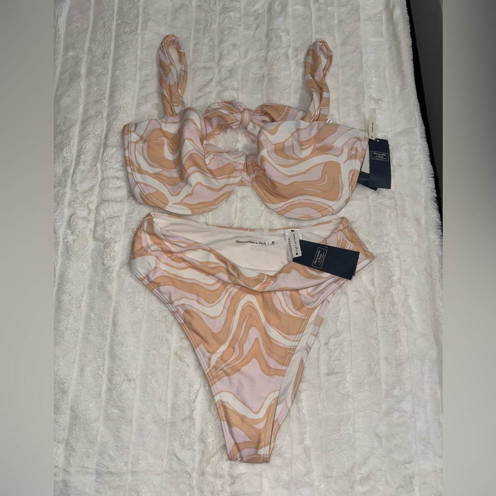 Abercombie Curve Love swimsuit bikini top & bottom